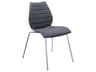 Kartell Maui Silver Upholstered Computer Office Chair  (Sold in 2)