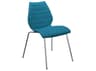 Kartell Maui Blue Upholstered Computer Office Chair  (Sold in 2)