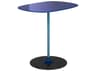 Kartell Thierry Rectangular Glass Blue End Table