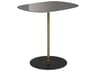 Kartell Thierry Rectangular Glass Gray End Table