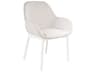 Kartell Clap Beige Upholstered Arm Dining Chair