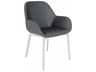 Kartell Clap Gray Arm Dining Chair