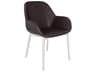 Kartell Clap Brown Arm Dining Chair