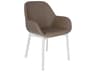 Kartell Clap Gray Arm Dining Chair