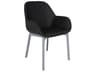 Kartell Clap Black Arm Dining Chair