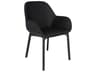 Kartell Clap Black Arm Dining Chair