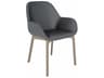 Kartell Clap Gray Arm Dining Chair