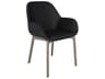Kartell Clap Black Arm Dining Chair