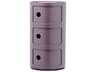 Kartell Componibili Violet File Cabinet