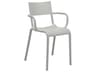 Kartell Generic A Gray Arm Dining Chair  (Sold in 2)