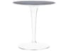 Kartell Tip Top Round Plastic Black End Table