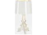 Kartell Bourgie White Exterior And Golden Interior LED Buffet Lamp
