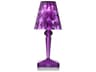 Kartell Battery Plum Purple LED Table Lamp