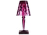 Kartell Big Battery 6. Battery Dimmable Outdoor Portable Lamp in Plum