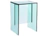 Kartell Max-Beam 13" Monolithic Stool/Table in Aquamarine