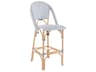 Kingsley Bate Café Wicker Armless Bar Stool