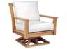Kingsley Bate Special Order Chelsea Teak Cushion Swivel Rocker Lounge Chair