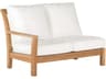 Kingsley Bate Chelsea Teak Cushion Left Arm Loveseat
