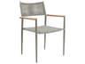 Kingsley Bate La Jolla Aluminum Wicker Dining Arm Chair