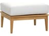 Kingsley Bate Special Order Lucia Teak Cushion Ottoman