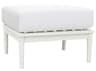 Kingsley Bate Special Order Nevis Aluminum Cushion Ottoman