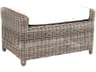Kingsley Bate Sag Harbor Wicker Cushion Ottoman