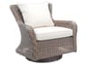 Kingsley Bate Sag Harbor Wicker Cushion Swivel Rocker Lounge Chair