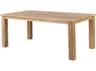 Kingsley Bate Tuscany Teak Rectangular Dining Table with Umbrella Hole