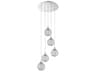 Kendal Solaro 5-Light Chrome Crystal Globe Pendant