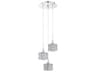 Kendal Shimera 3-Light Chrome Crystal Pendant