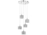Kendal Shimera 5-Light Chrome Crystal Pendant