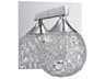 Kendal Solaro 1-Light Chrome Crystal Wall Sconce