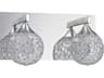 Kendal Solaro 2-Light Chrome Crystal Vanity Light