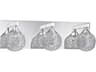 Kendal Solaro 3-Light Chrome Crystal Vanity Light