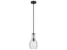Kichler Everly 1-Light Black Bell Mini Pendant