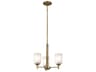 Kichler Shailene 3-Light Natural Brass Chandelier
