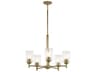 Kichler Shailene 5-Light Natural Brass Bell Chandelier
