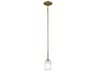 Kichler Shailene 1-Light Natural Brass Mini Pendant