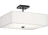 Kichler Shailene 3-Light Black Semi Flush Mount