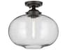 Kichler Avery 1-Light Olde Bronze Globe Semi Flush Mount