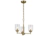 Kichler Winslow 3-Light Natural Brass Chandelier