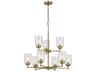 Kichler Winslow 9-Light Natural Brass Chandelier