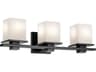 Kichler Tully 3-Light Black Vanity Light