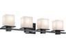 Kichler Tully 4-Light Black Vanity Light
