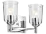 Kichler Shailene 2-Light Chrome Vanity Light