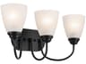 Kichler Jolie 3-Light Black Vanity Light