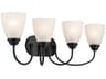 Kichler Jolie 4-Light Black Vanity Light