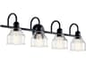 Kichler Avery 4-Light Black Vanity Light