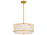 Kichler Birkleigh 3-Light Classic Gold Drum Pendant