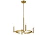 Kichler Tolani 4-Light Brushed Natural Brass Candelabra Chandelier